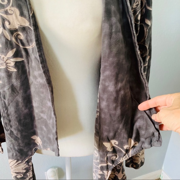 Take Two Open Front Jersey Knit Cardigan Sz XL - Picture 3 of 4